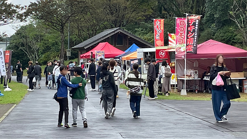 いむた池マルシェｰ出店ブースの様子2024年11月10日